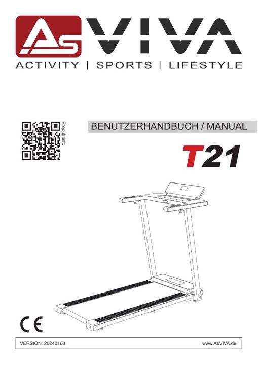 Tapis roulant 2in1 – Walk & Run T21