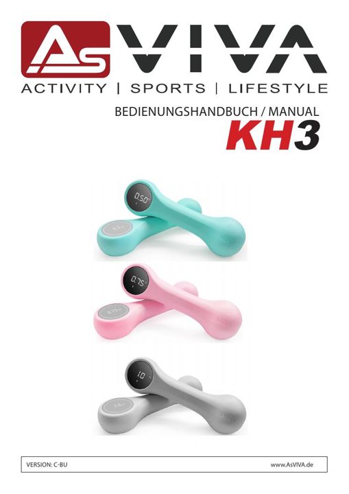 Set di manubri Power Boost KH3 – 0,5 + 0,75 + 1 kg