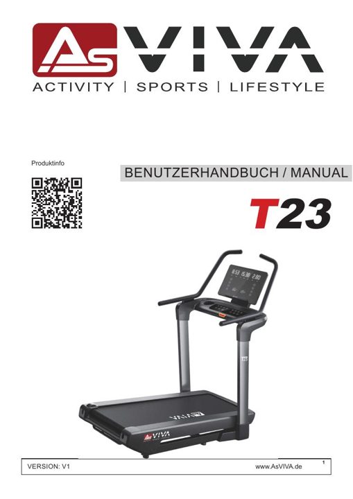 Tapis roulant T23 Pro Climb Treadmill
