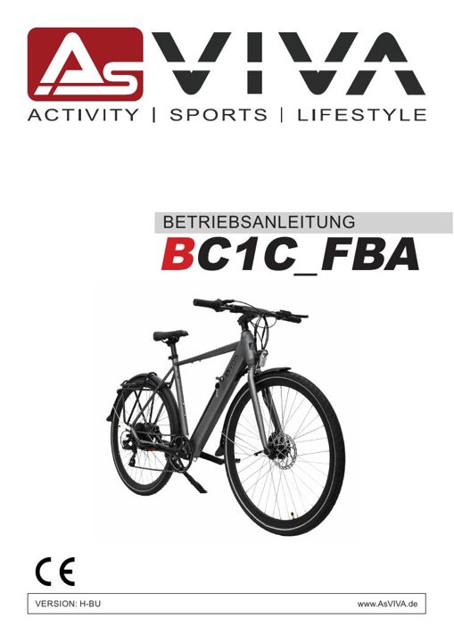 E-Bike BC1B – Citybike urban da 28"
