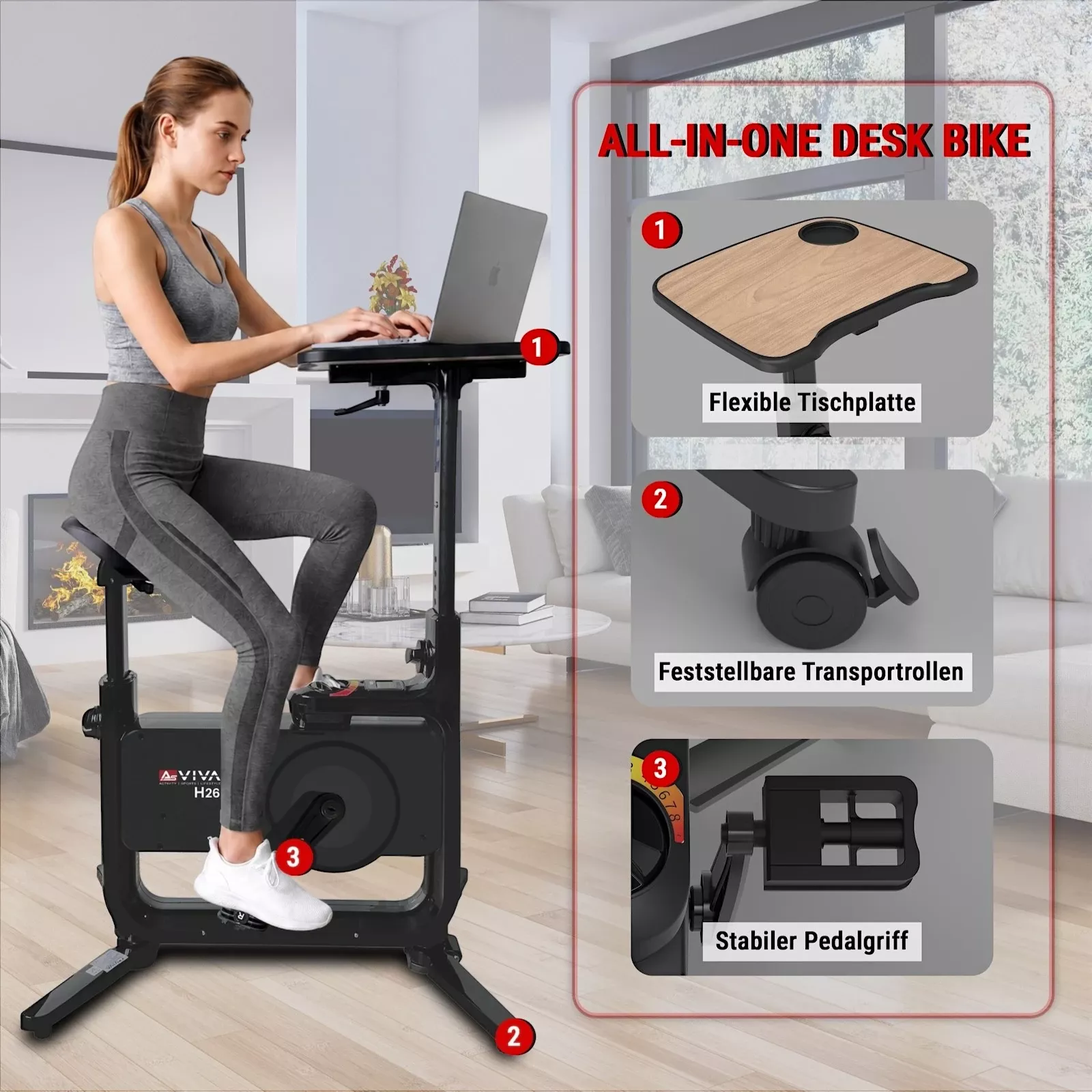 All-in-One: Bewegung, Komfort & produktives Arbeiten