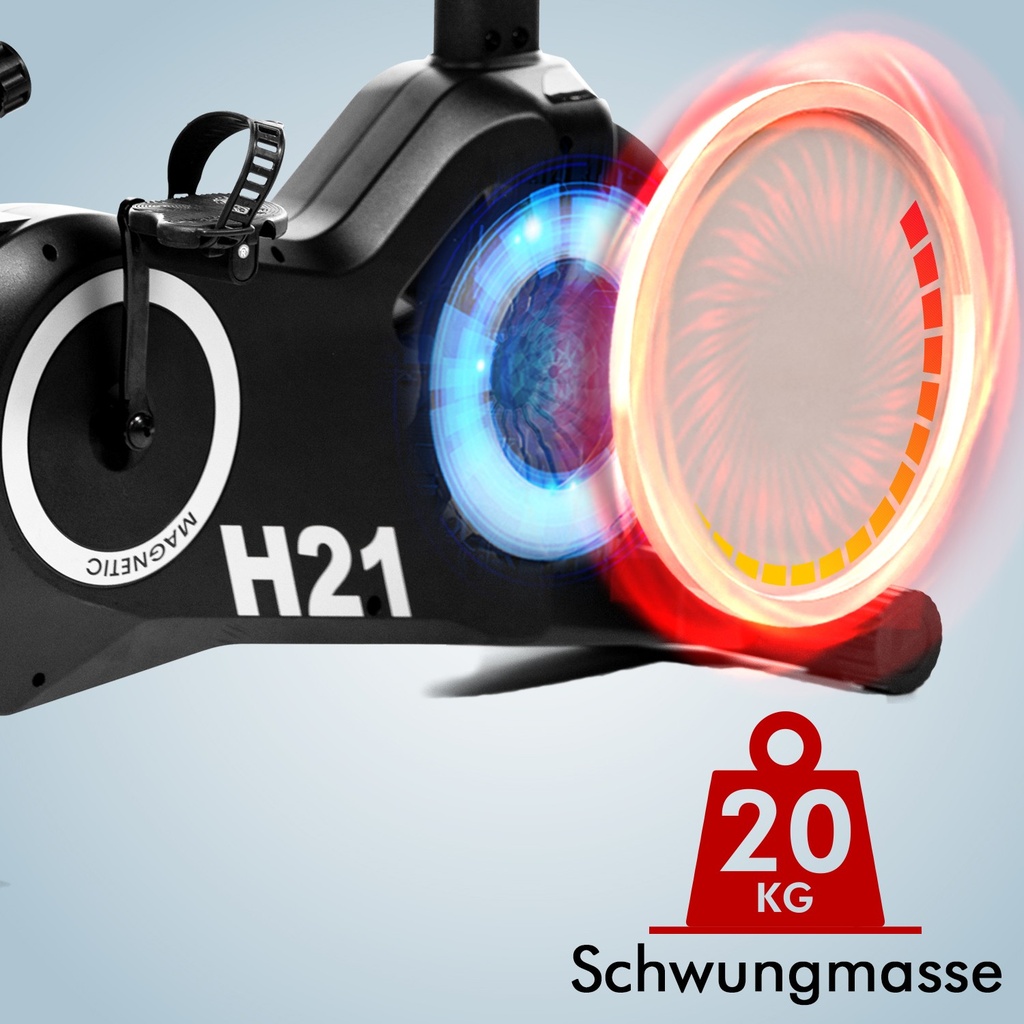 20 kg Schwungmasse für gleichmäßigen Rundlauf