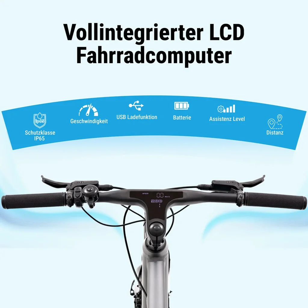 Fahrradcomputer mit Integration in Design