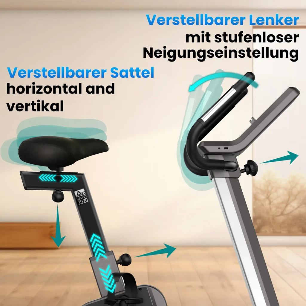 Verstellbarer Sattel & Lenker – passt sich dir an