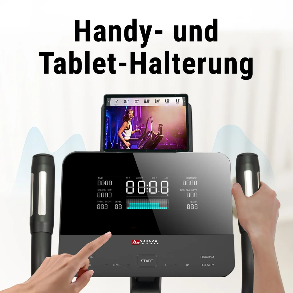 Tablet-Halterung & App-Anbindung