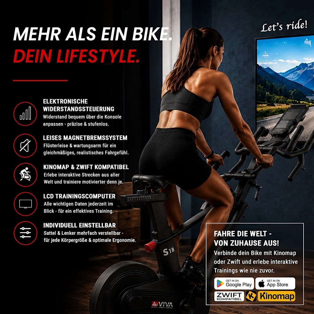 App-kompatibler Fitnesscomputer über Bluetooth