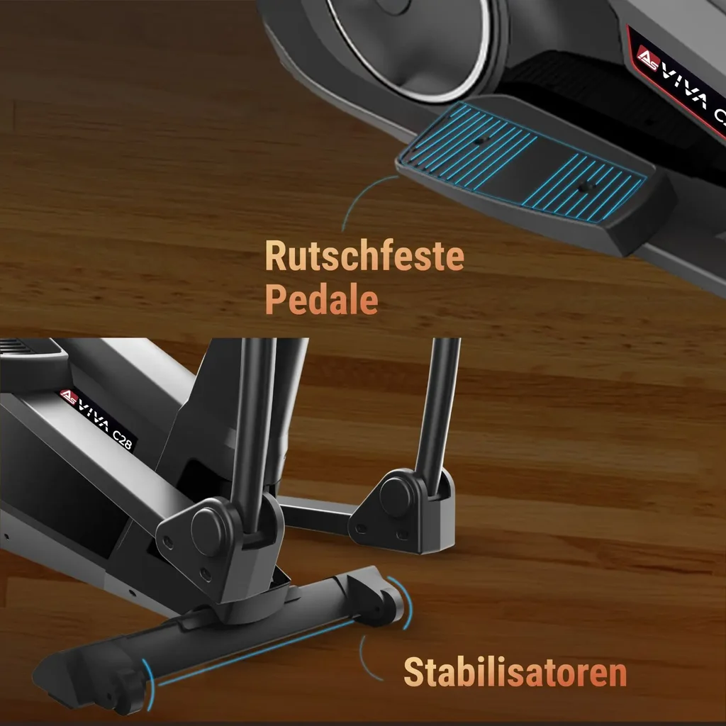 Rutschfeste Pedale für sicheren Stand