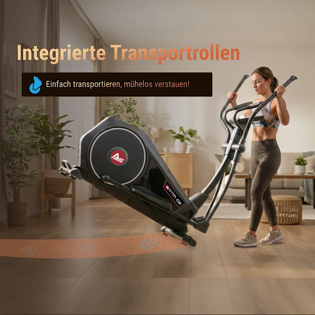 Integrierte Transportrollen für einfaches Verschieben