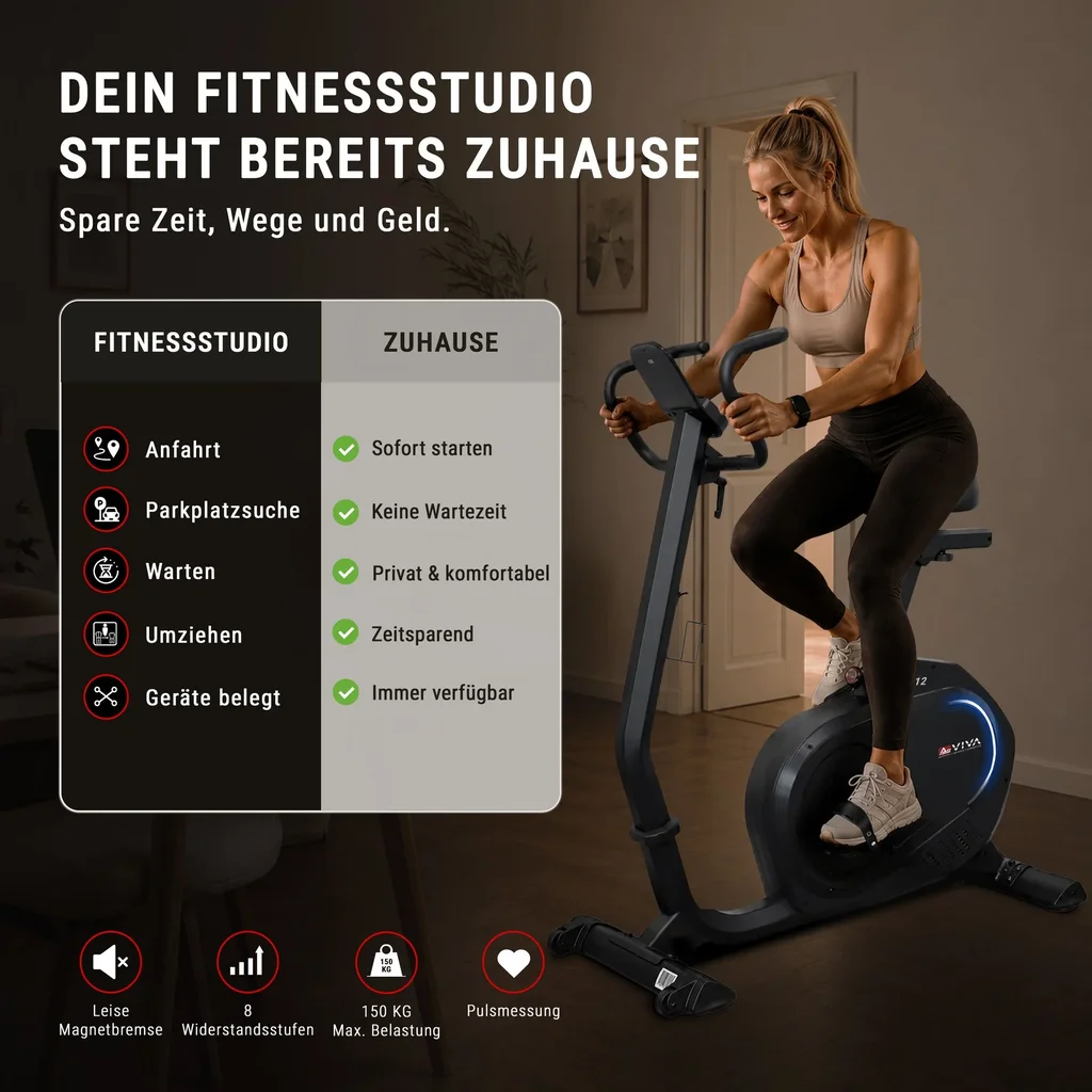 AsVIVA H12 als Fitnessstudio zuhause – ohne Anfahrt und Vertragsbindung