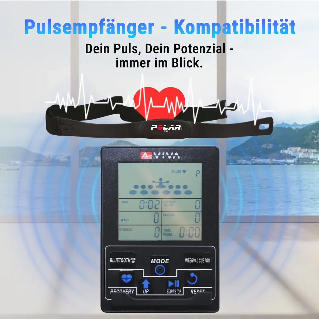 Pulsmessung per optionalem Brustgurt