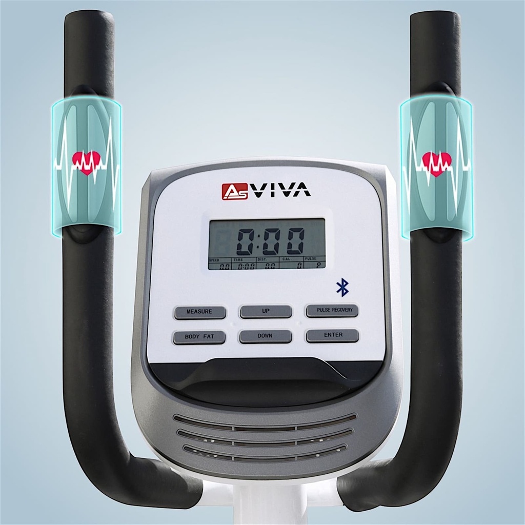 Sportcomputer mit LCD-Display, Bluetooth &amp; Geräte-Halterung
