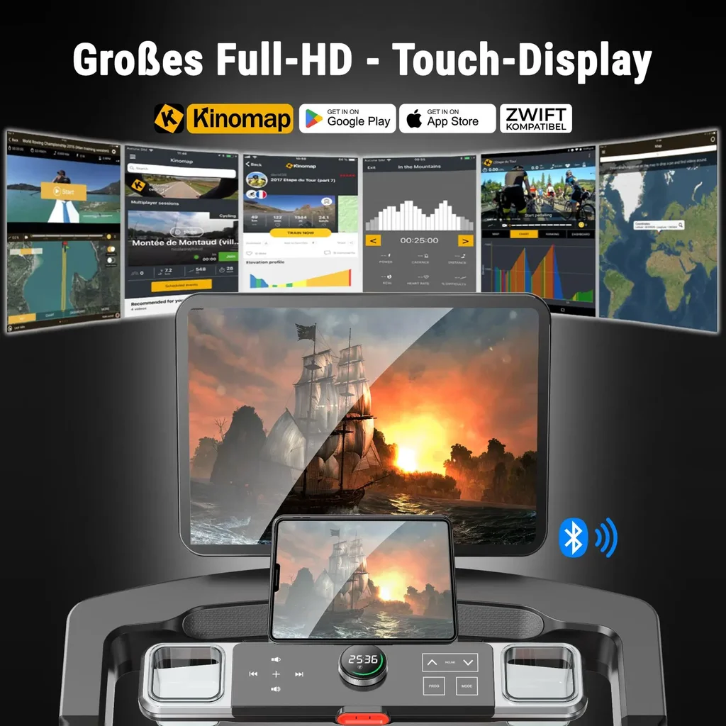 Großes Full-HD Touchscreen – dein Multimedia-Cockpit
