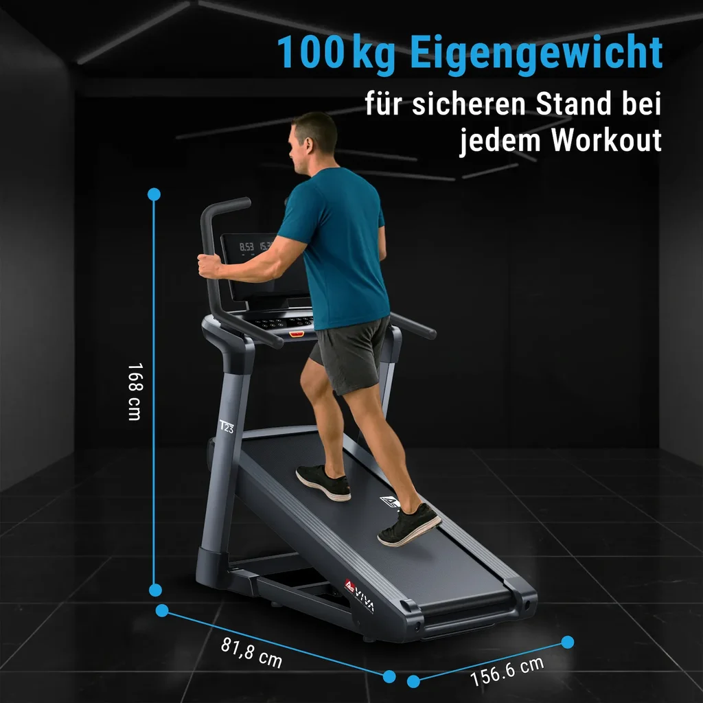 Massive Bauweise mit rund 100 kg Eigengewicht
