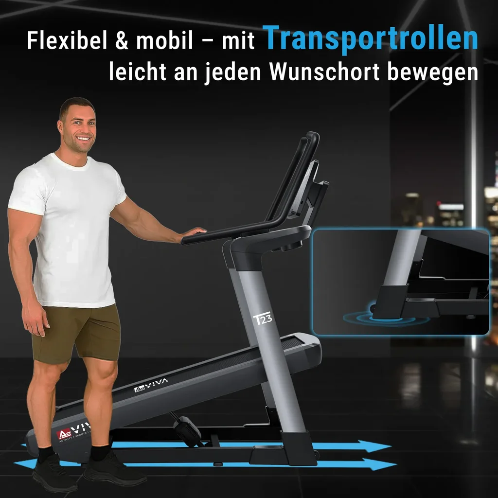 Transportrollen des AsVIVA T23 Pro Climb