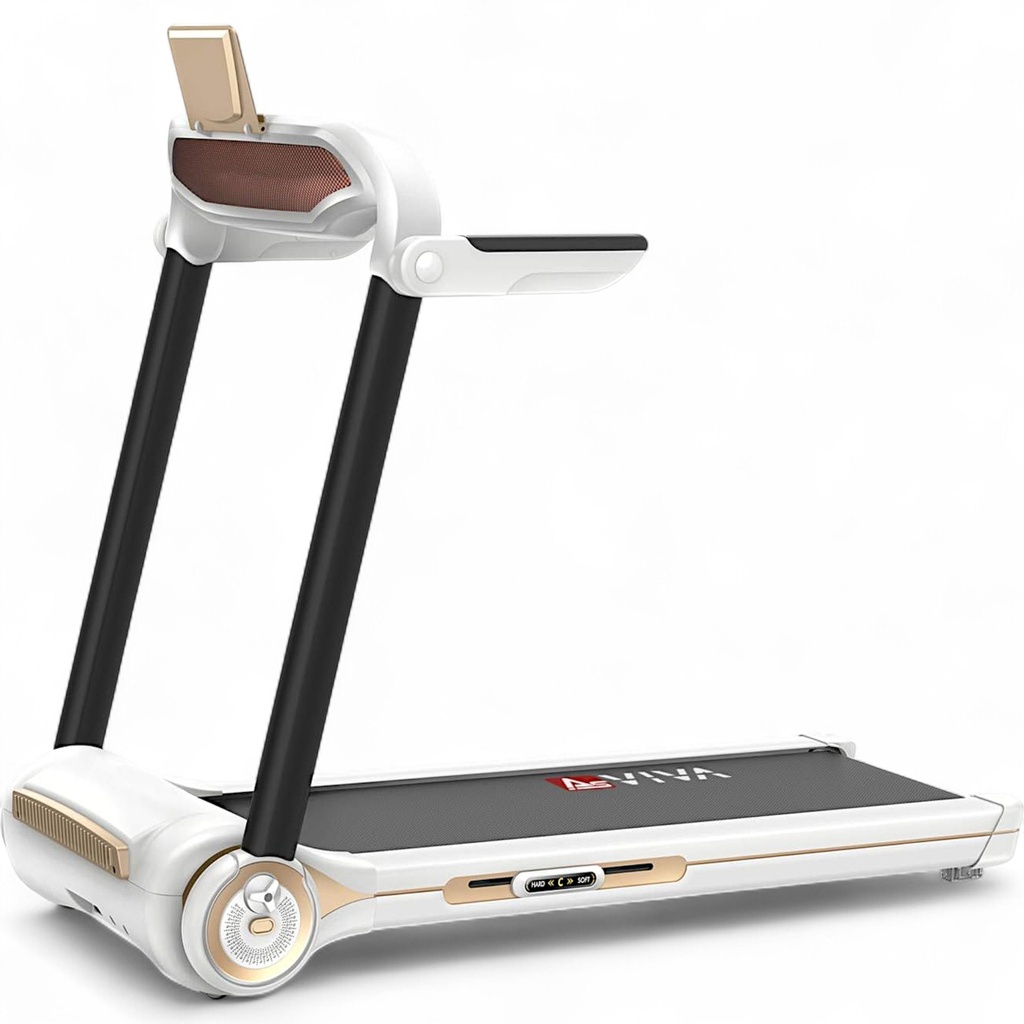 Kompaktes AsVIVA 2in1 Walk & Run Walking Pad Laufband T211 in der Gesamtansicht