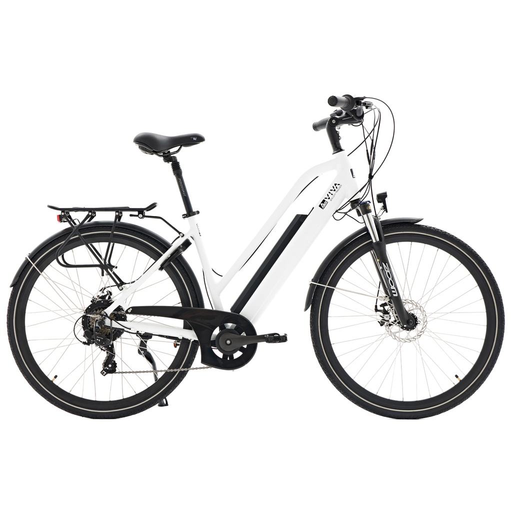 City E-Bike B15 – 28 pollici – Grigio/Bianco